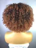 Afro Kinky Curly Wig with Afro Hairline, 10"