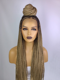 Blonde Knotless Box Braided Wig