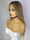 Blonde Knotless Box Braided Wig