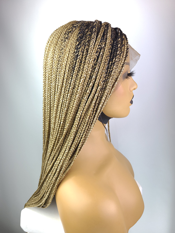 Blonde Knotless Box Braided Wig