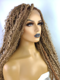 Boho Goddess Distressed Locs Wig (Human Hair Blend) #27
