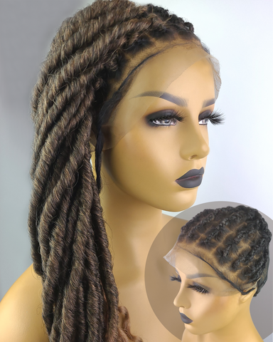 Lace Illusion Frontal Crochet Wig Cap