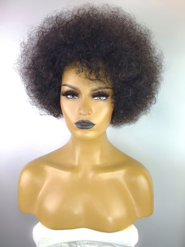 Remy Afro Wig, 12"