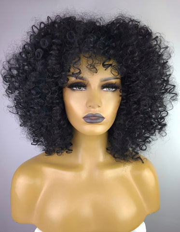 Afro Coily Wig, 14"