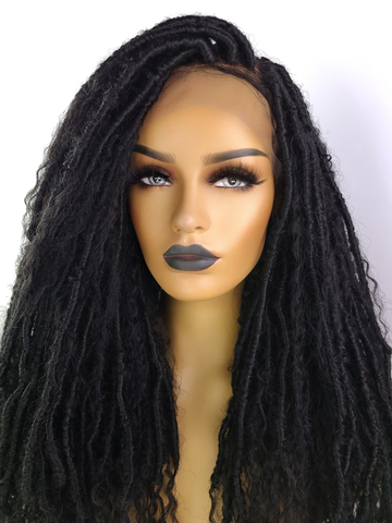 Bohemian Locs Wig (Human Hair Blend)