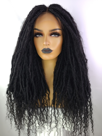 Bohemian Locs Wig (Human Hair Blend)