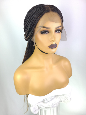 Ombre Knotless Box Braided Wig