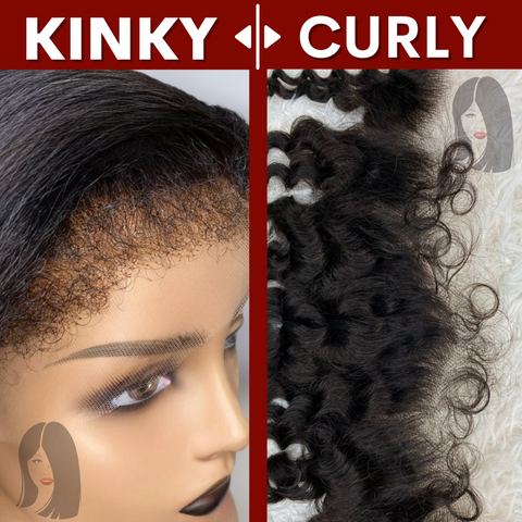 HD Virgin Kinky Straight Frontal, 13X4