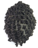 Prestyled Twist Afro Curly Toupee