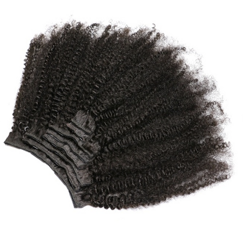 Virgin Afro Kinky Clip-Ins