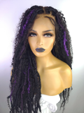 Boho Goddess Distressed Locs Wig (Human Hair Blend) 1B/Highlights 26"
