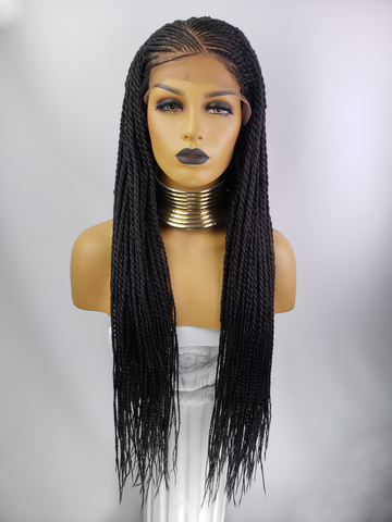 Senegalese Twist 13x5 Lace Frontal Wig 28"