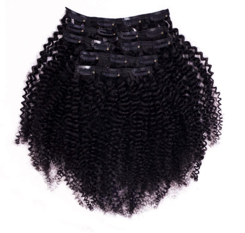 Virgin Kinky Curly Clip-Ins