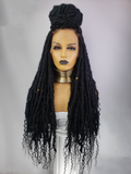 Boho Distressed Loc Wig