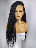 Boho Distressed Loc Wig