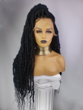 Boho Distressed Loc Wig