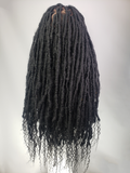 Boho Distressed Loc Wig