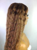 Deep Wave 4/27 Highlight 13x6 Lace Frontal Wig