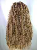 Boho Goddess Distressed Locs Wig (Human Hair Blend) #27