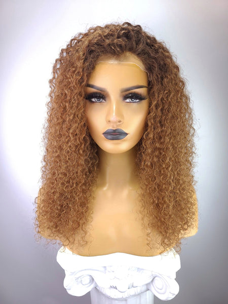 Glueless Afro Kinky Wig, 18"