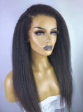 Kinky Hairline HD Lace Frontal Wig (Free Knot Remover)