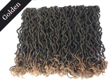 Boho Goddess Locs Wig with Reusable Full Lace Crochet Wig Cap (20")