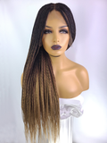 Ombre Knotless Box Braided Wig