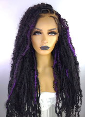 Midback Human Hair Blend Goddess Locs Hair Included ($475.00) –  beautybybailee